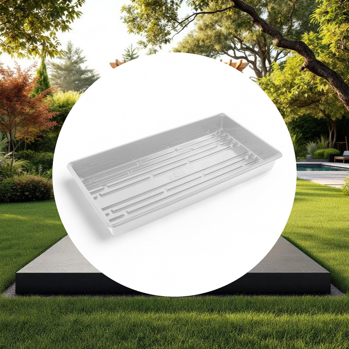 GROW1 EXTREME Propagation Tray w/o Drain Holes White (10in x 20in x 2.25in) - Image 4