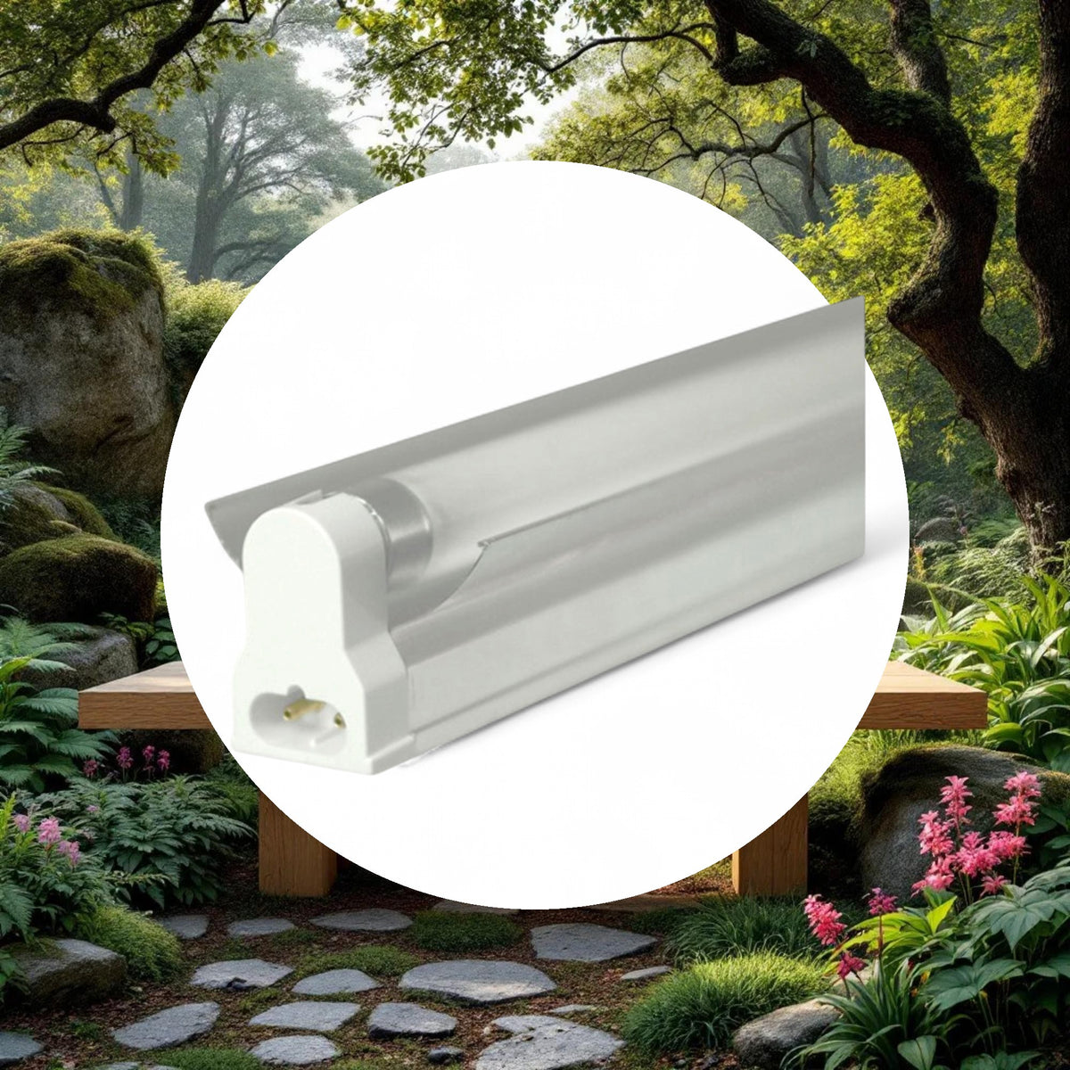 Lightech 2' T5 Florescent Single Light W/ Reflector 24W 6500k - Image 5