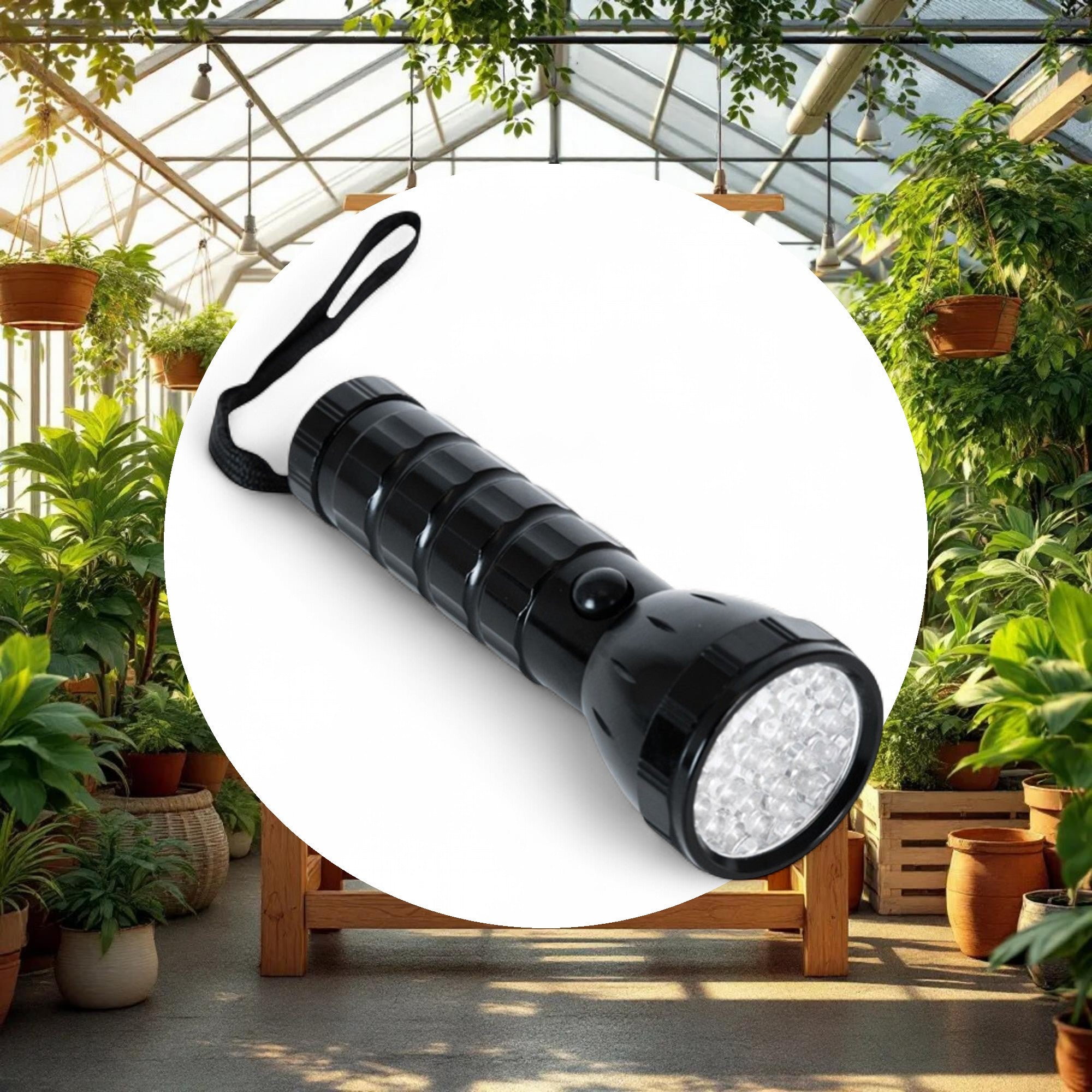 Grow1 Large Green LED Flash Light - Image 2