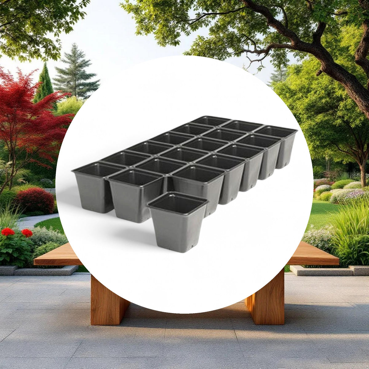 10" x 20" 18 Site Break-A-Part 3.5" Deep Pots - Image 4