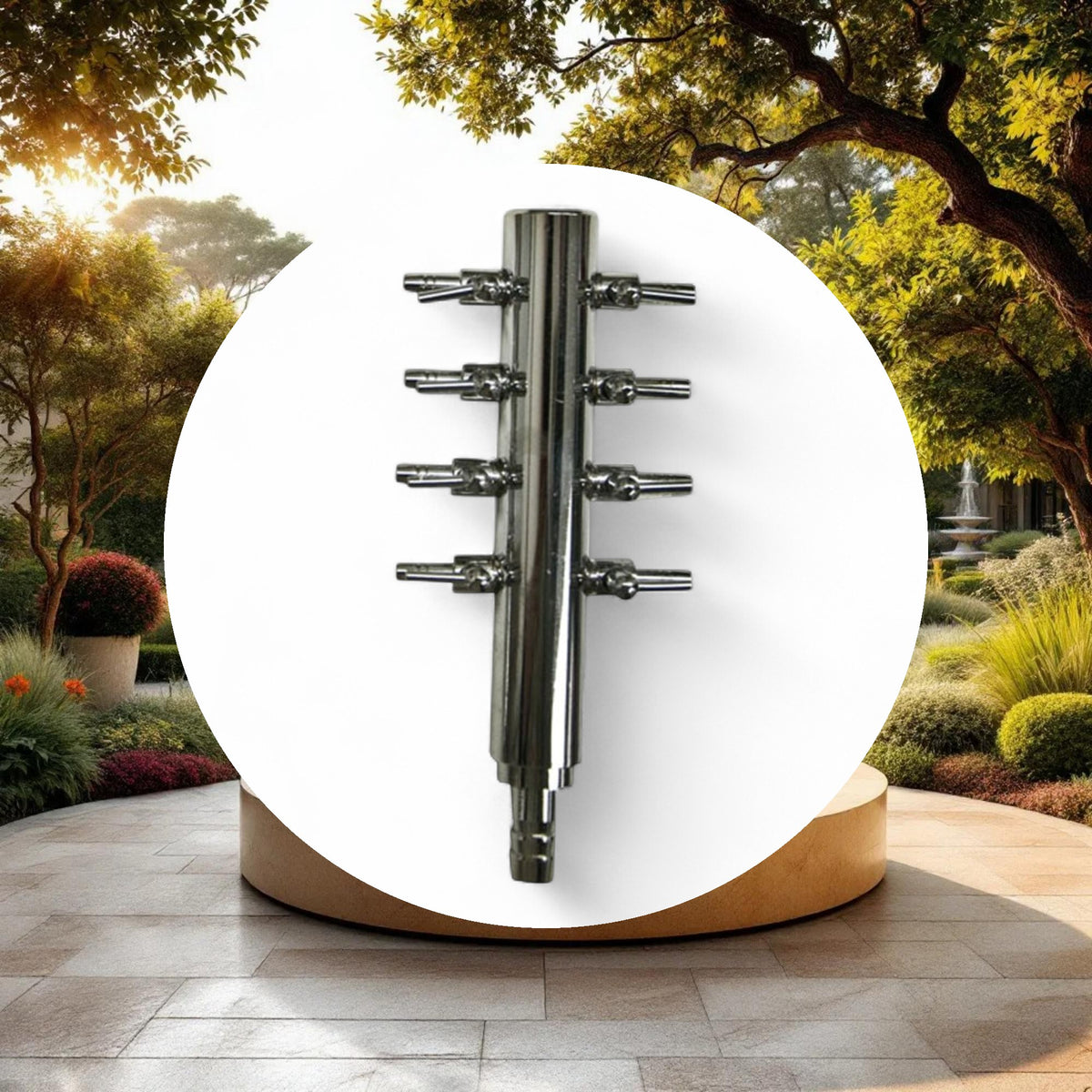 Chrome Air Divider 8 Outlet - Image 2