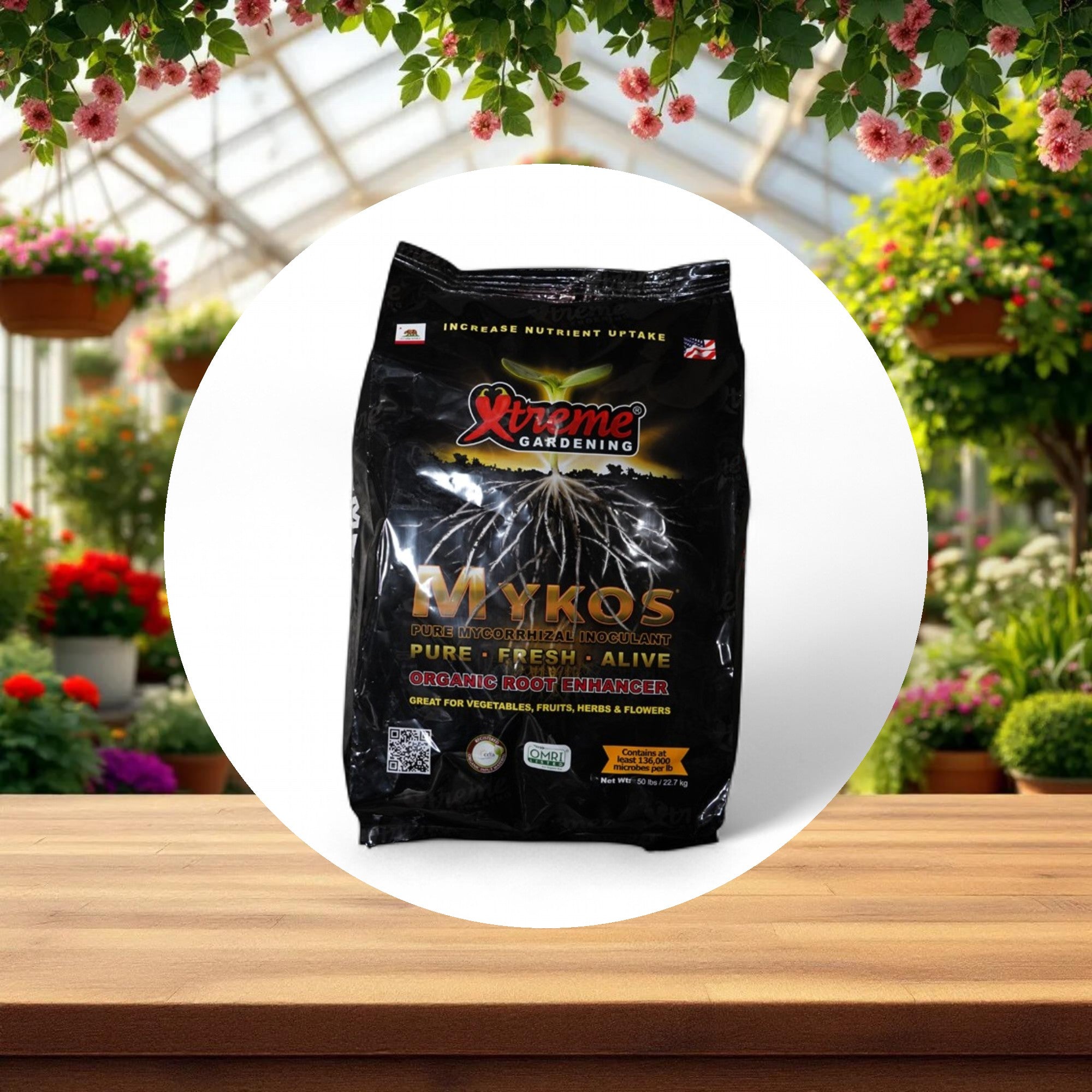Xtreme Gardening MYKOS Pure Mycorrhizal Inoculant 50lbs - Image 4