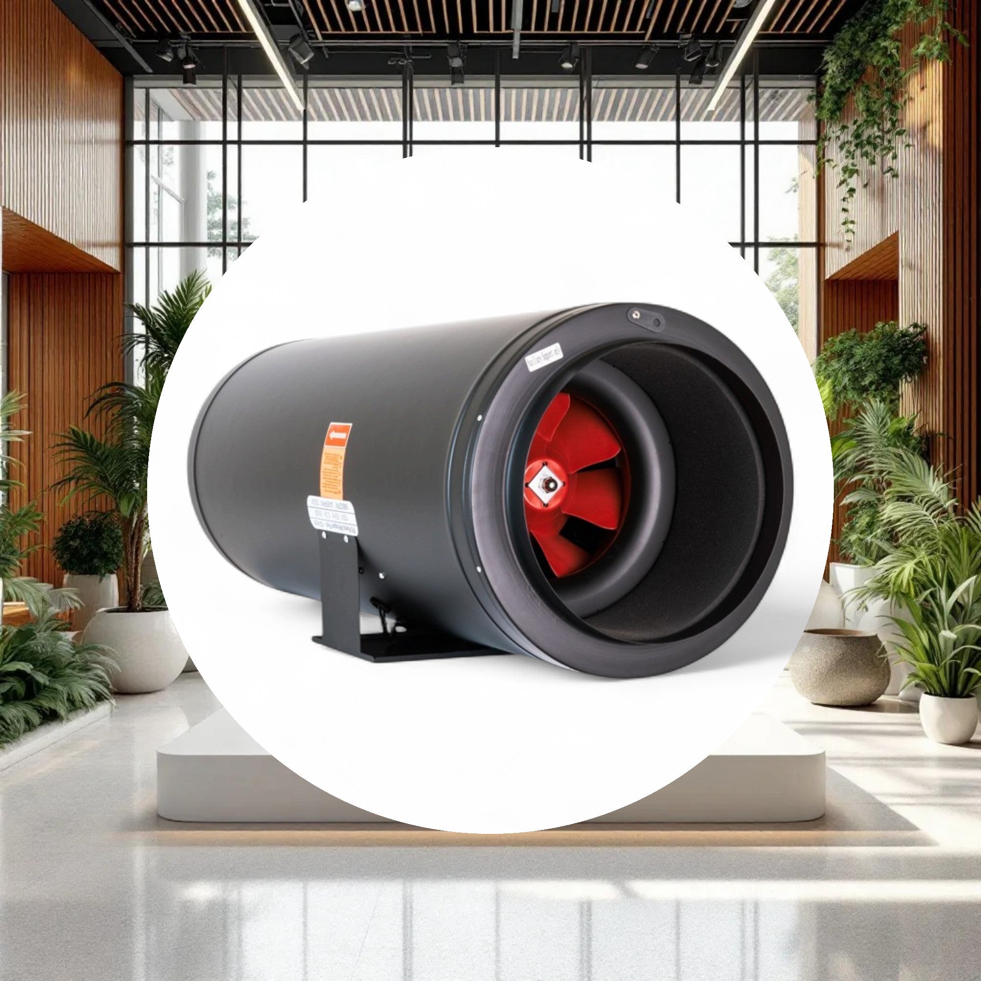 F5 Fans Inline Fan w/ Silencer 12in - Image 3