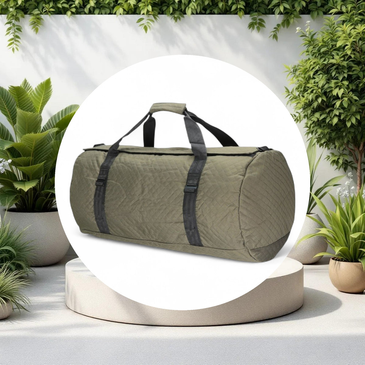 AWOL (XL) DAILY Quilted Duffle Bag (Green) - Image 2