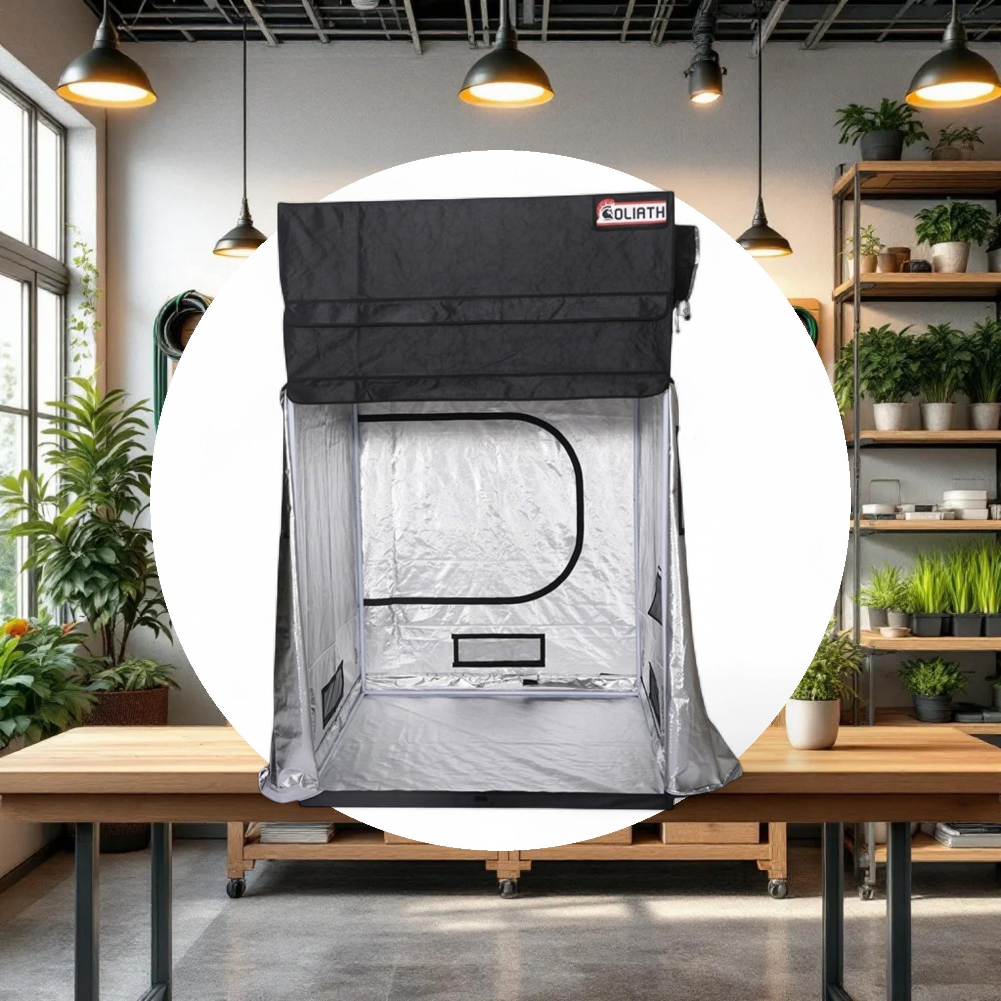 Goliath Grow Tent 5ft x 5ft x 6ft11in - 7ft11in - Image 3