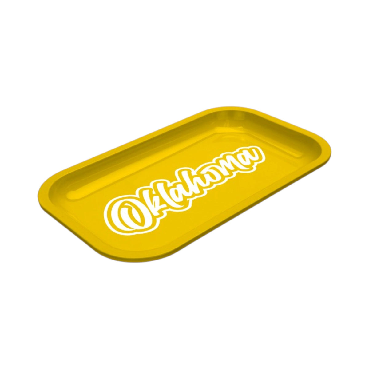 Med Dope Trays x Oklahoma -  Yellow background White logo