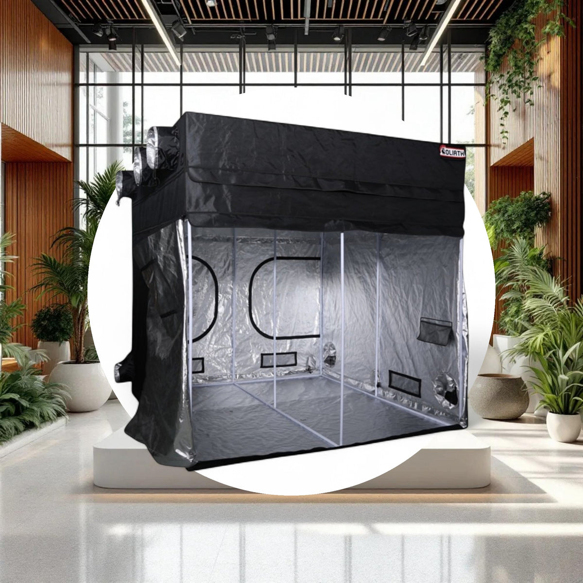 Goliath Grow Tent 8ft x 8ft x 6ft11in - 7ft11in - Image 4