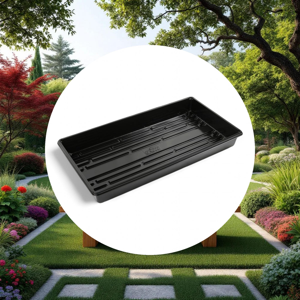 GROW1 Double Thick Propagation Tray w/o Drain Holes (10" x 20" x 2.25") - Image 4