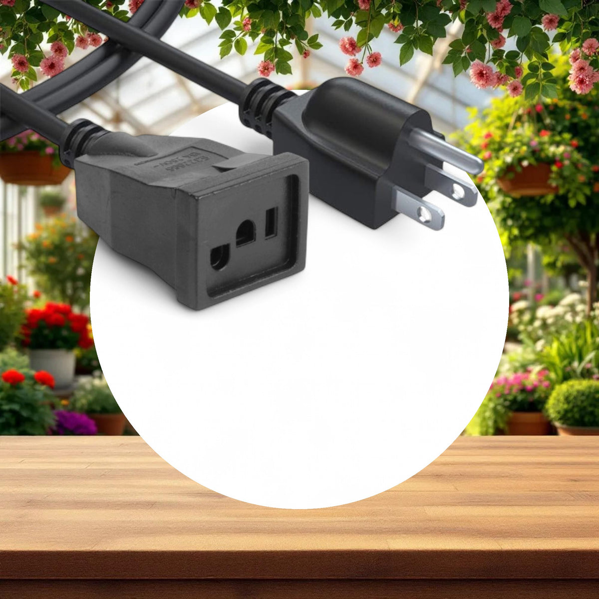 Reflector to 120V outlet adapter - Image 3