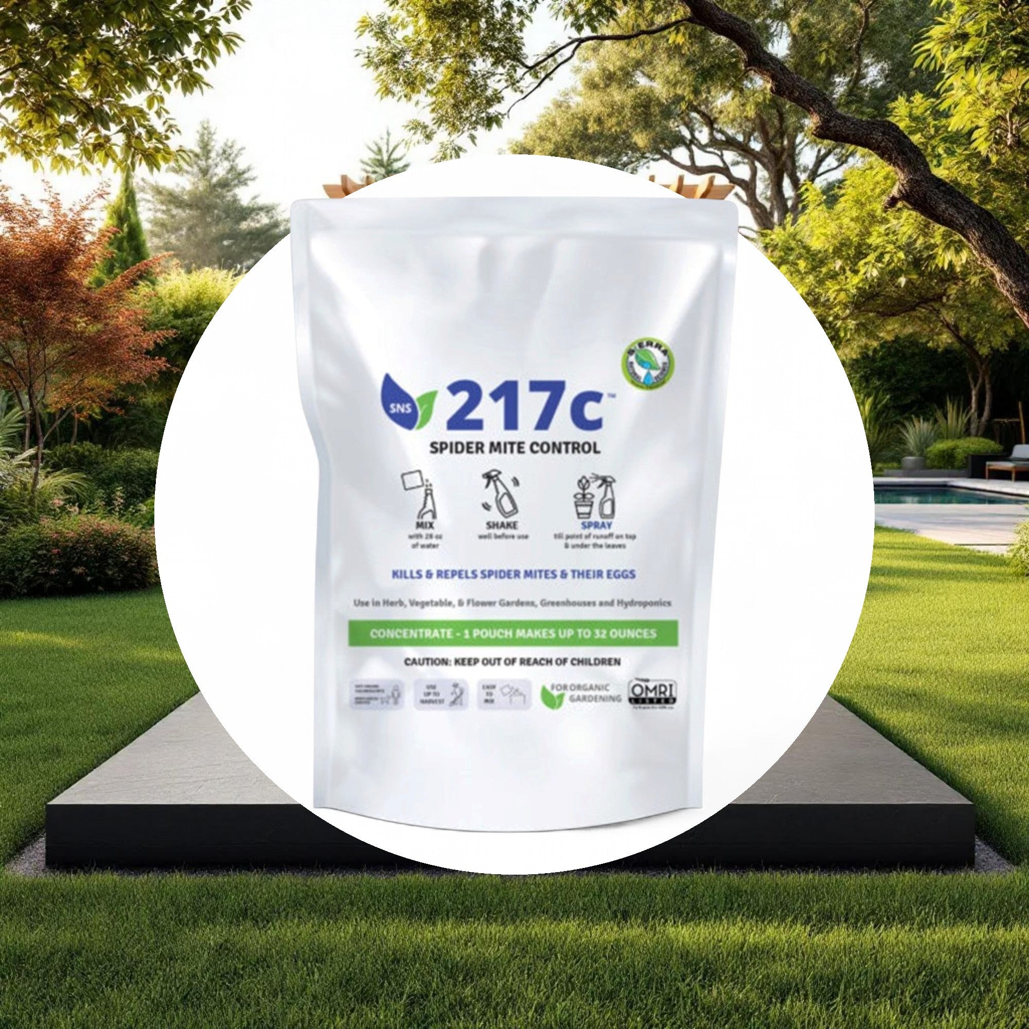 SNS 217c Spider Mite Control Concentrate Pouch 6 fl oz (10pcs/Pack) - Image 4