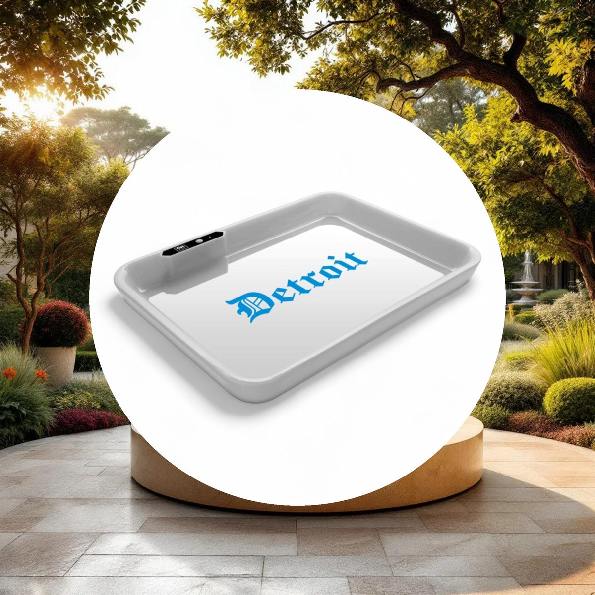 Dope Trays x Detroit White - background Blue logo - Image 2