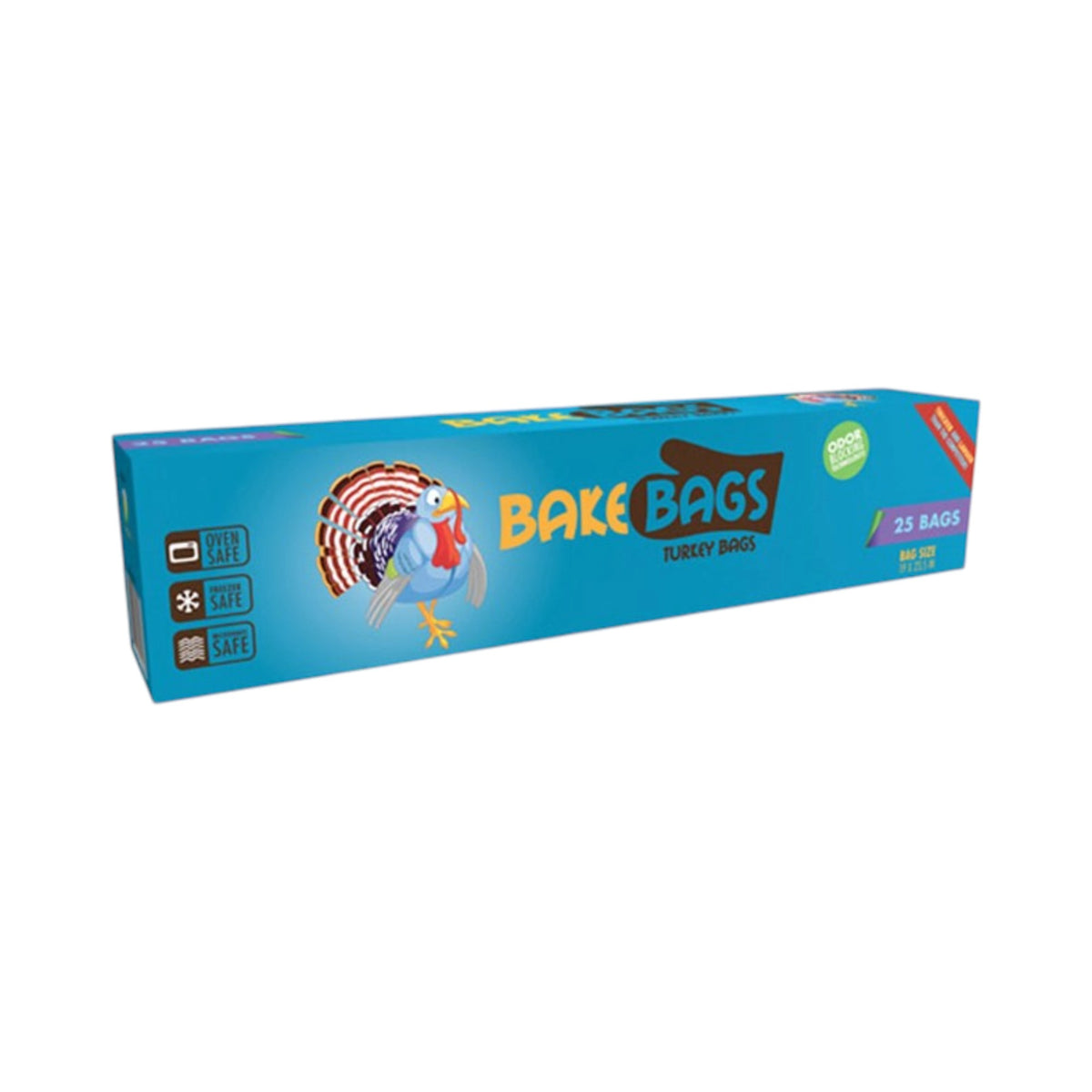 Bake Bags Heavy Duty Turkey Bags 5 Gallon 19" x 23.5" (25 Pack)