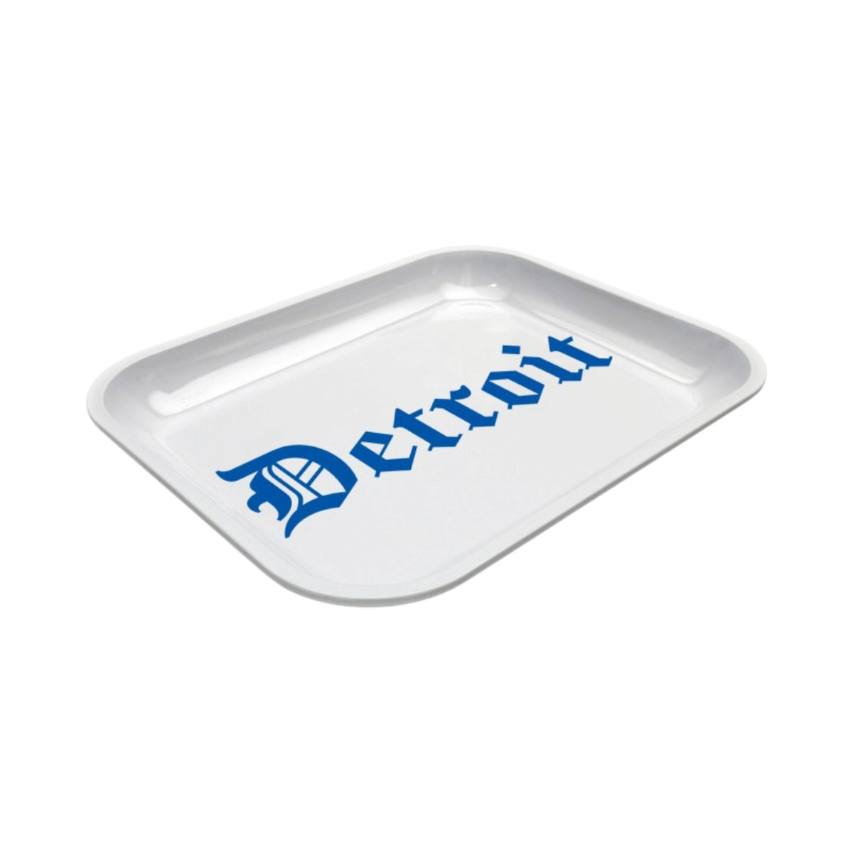 Large Dope Trays x Detroit White - background Blue logo