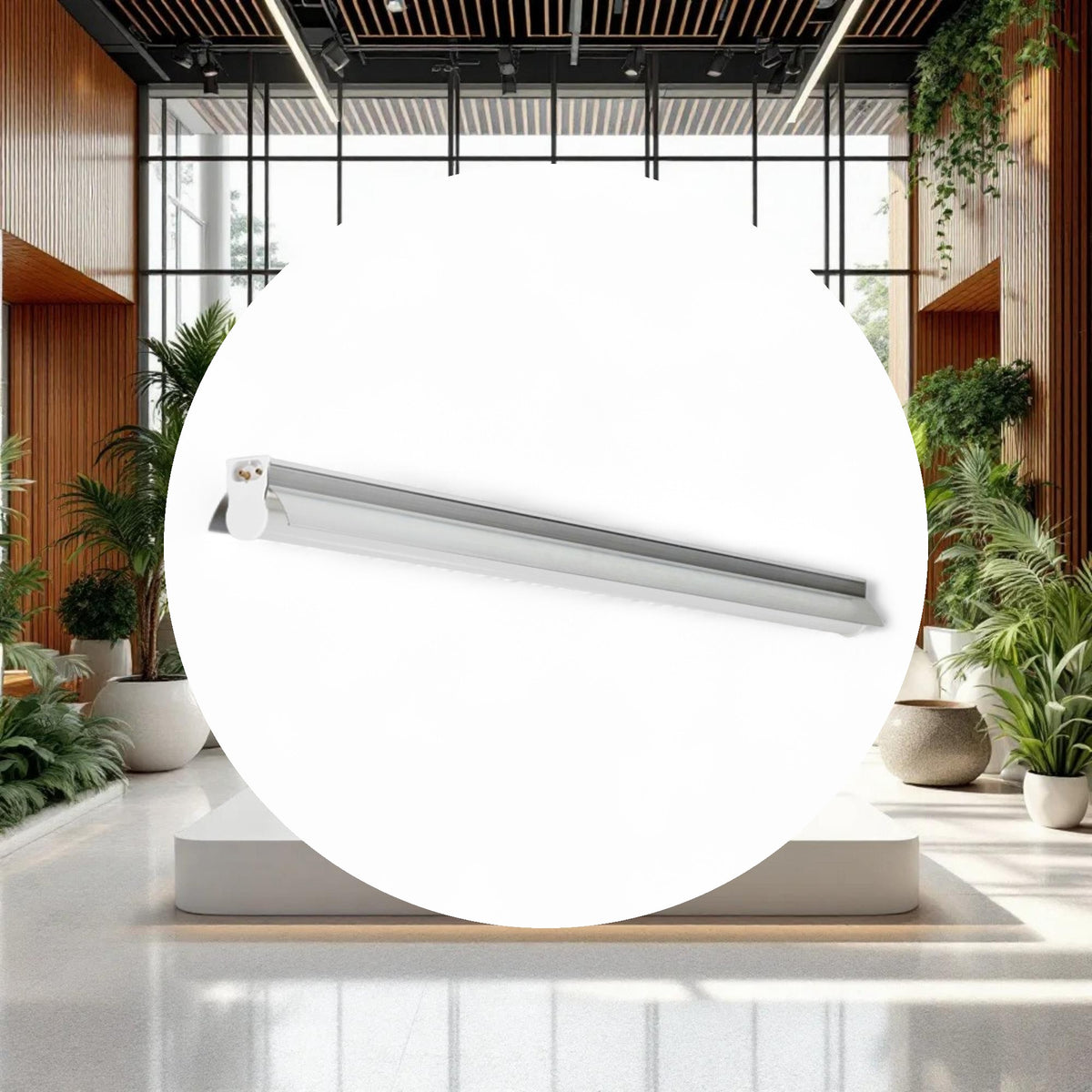 Lightech T5 LED Grow Light w/ Reflector 2ft 14w 6500k - Image 3