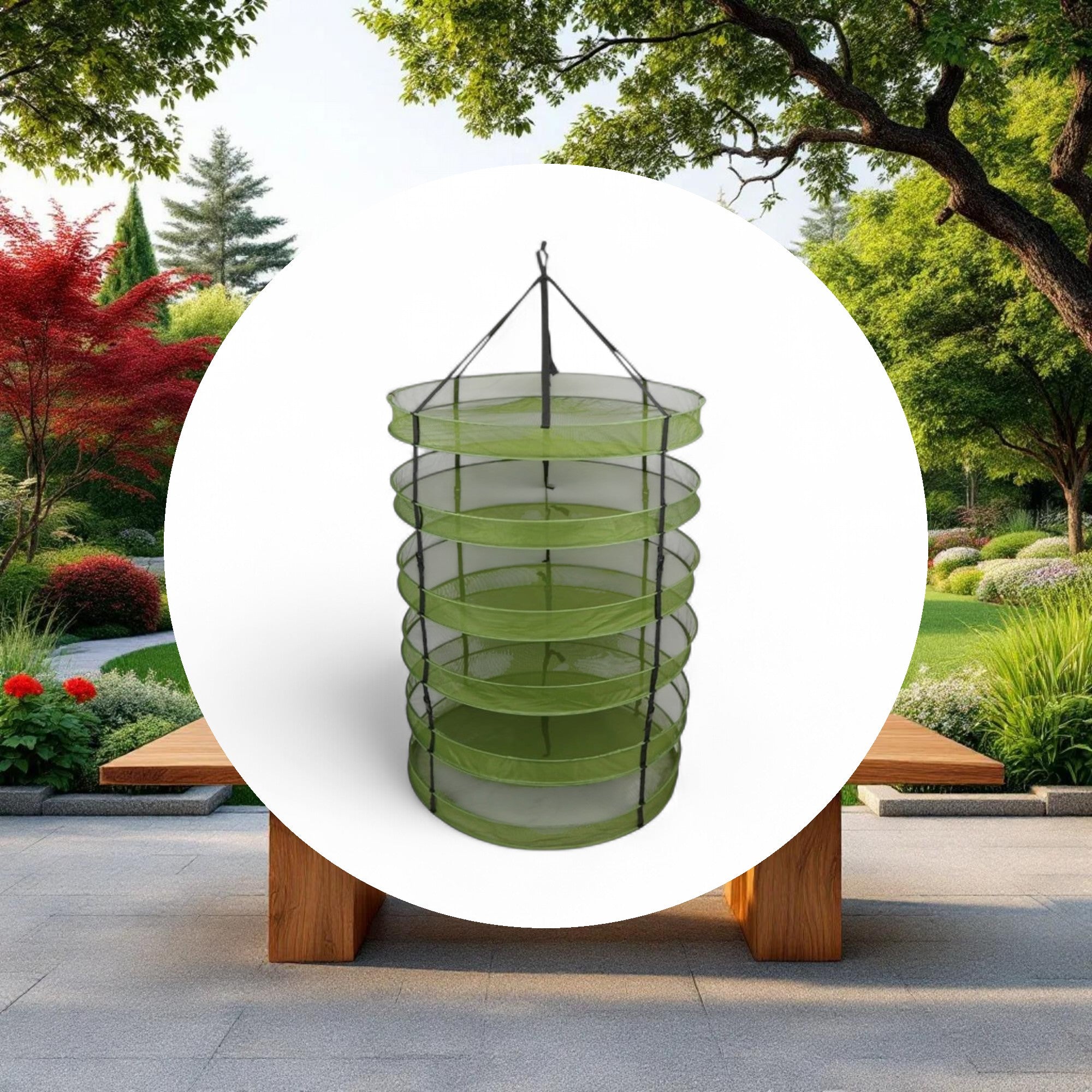 GROW1 3ft Drying Rack w/ Clip-On Levels - Image 4