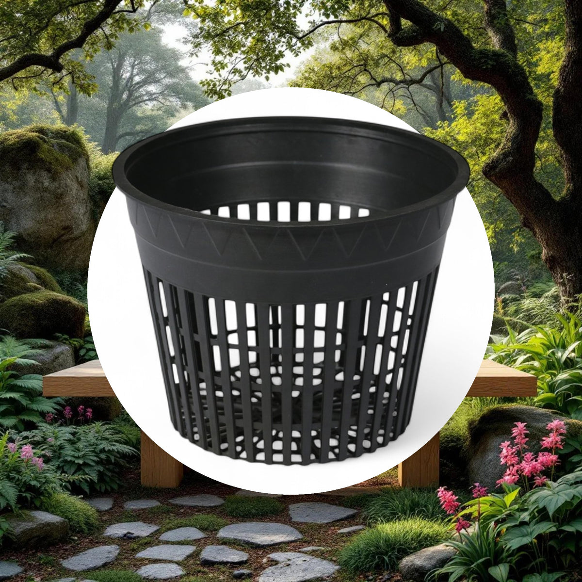 5'' Net Mesh Cup Pot (24/pk) - Image 5