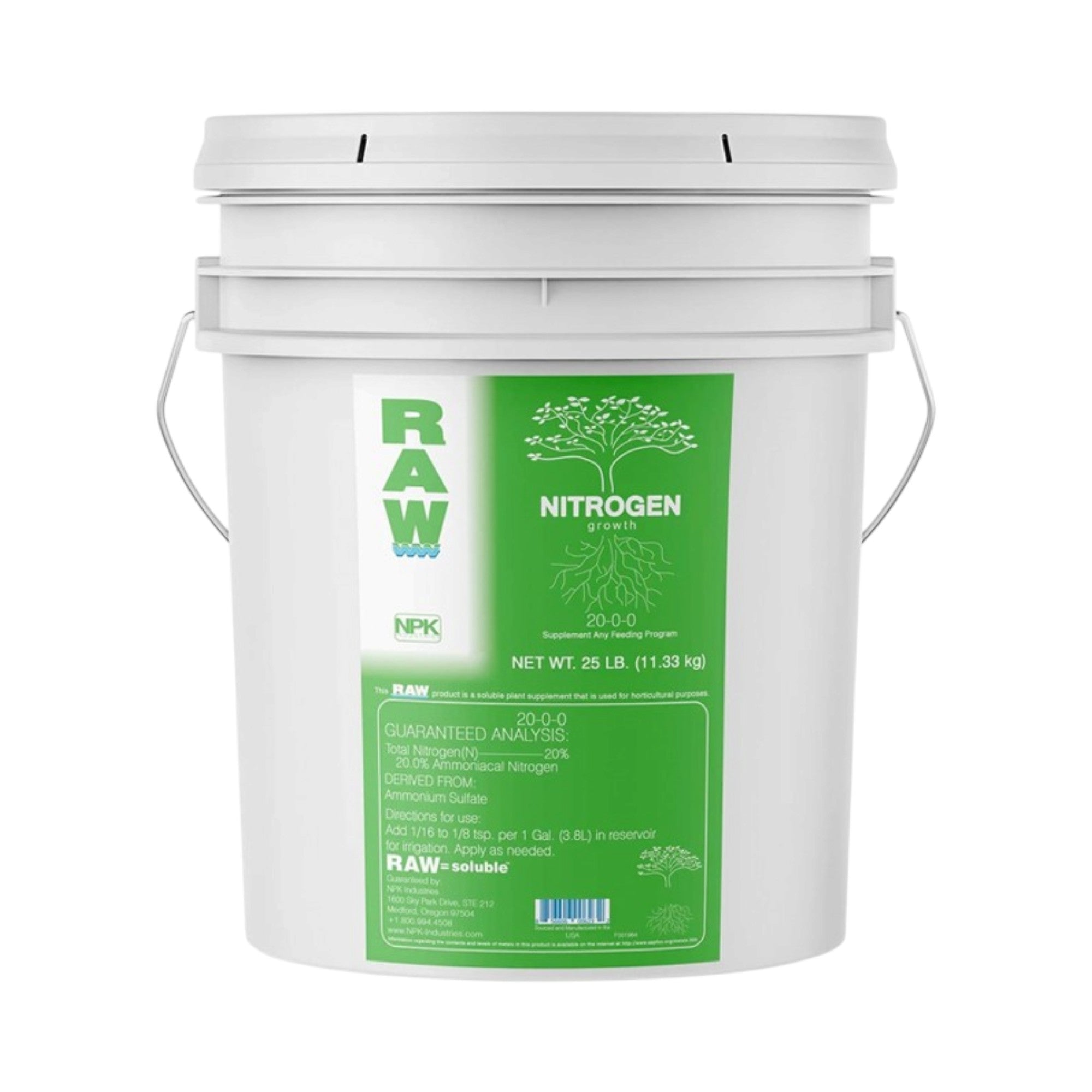 NPK RAW Nitrogen 25lbs