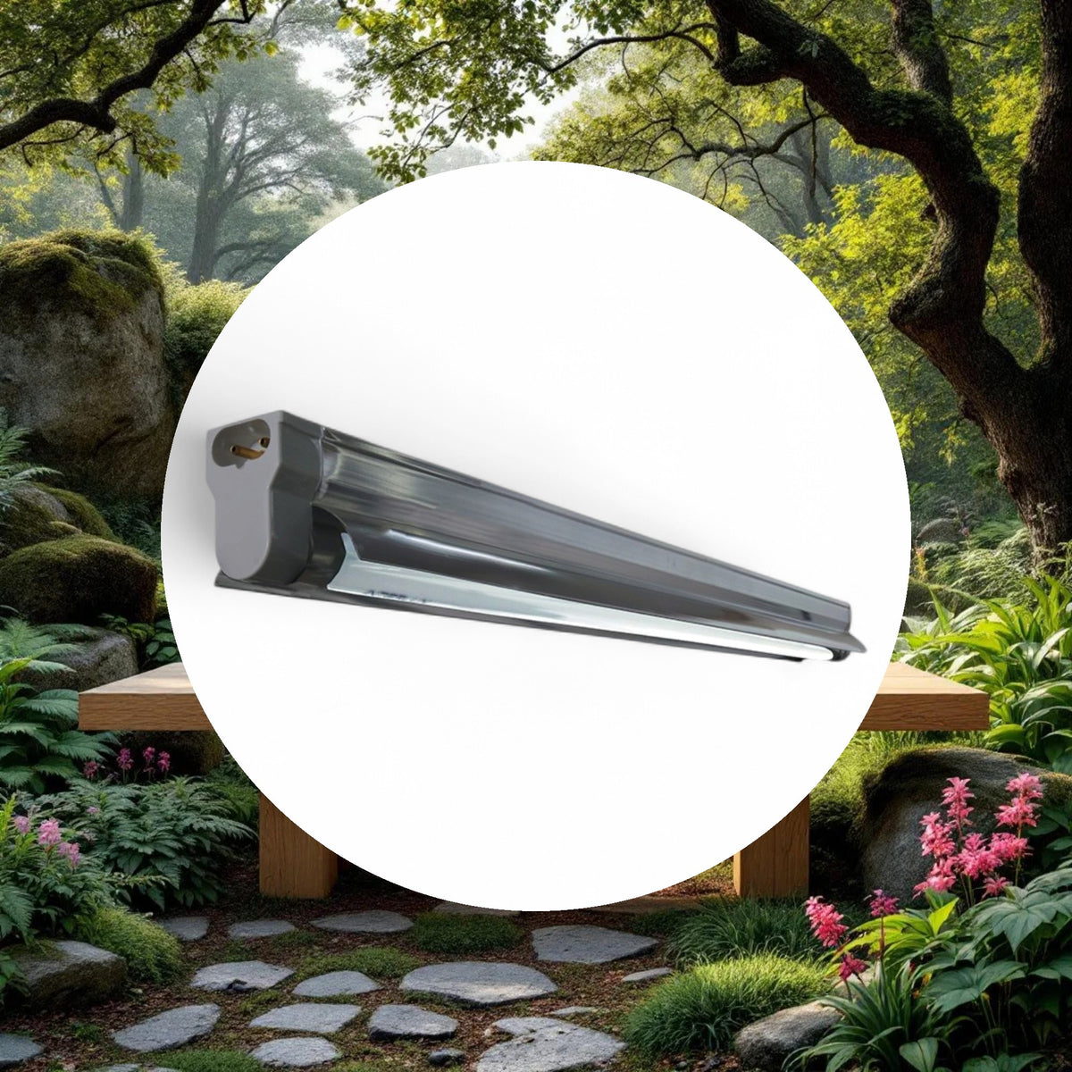 Lightech 18” T5 Florescent Single Light W/ Reflector 11w 6500k - Image 5