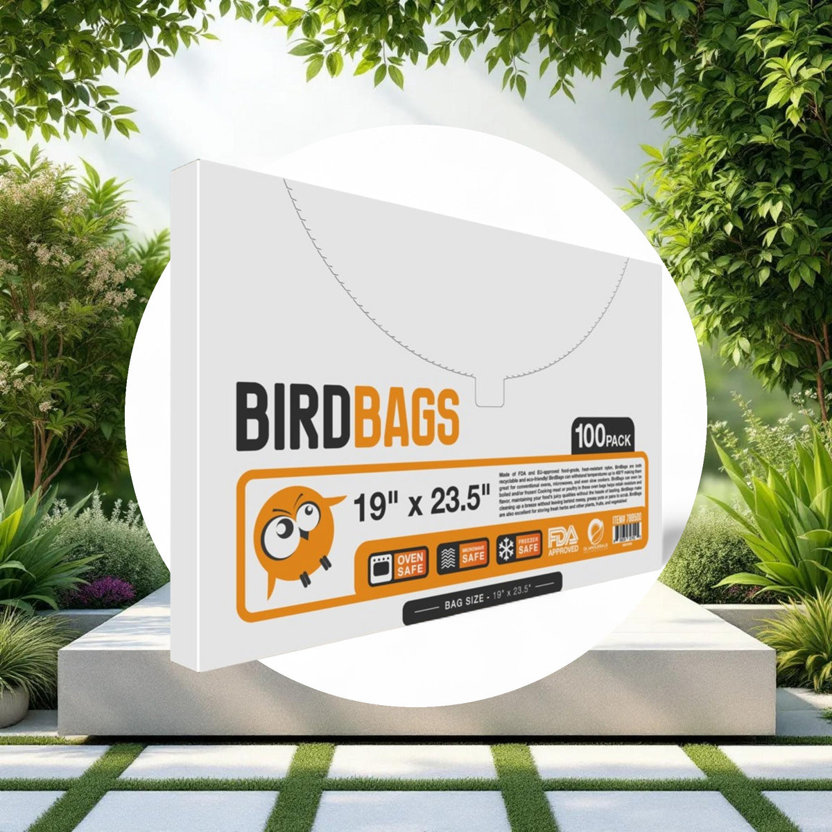Bird Bags 5 Gallon Turkey Bags 19" x 23.5" (100 Pack) - Image 2