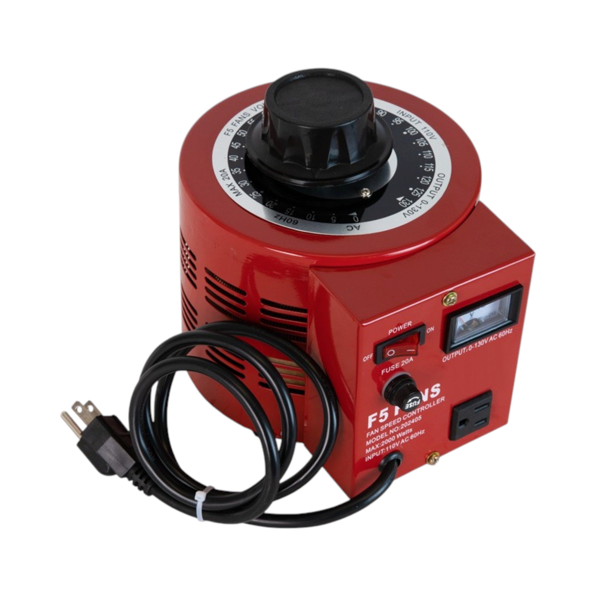 F5 Single Outlet Variable Voltage Speed Controller (10A 1000W 1kV)