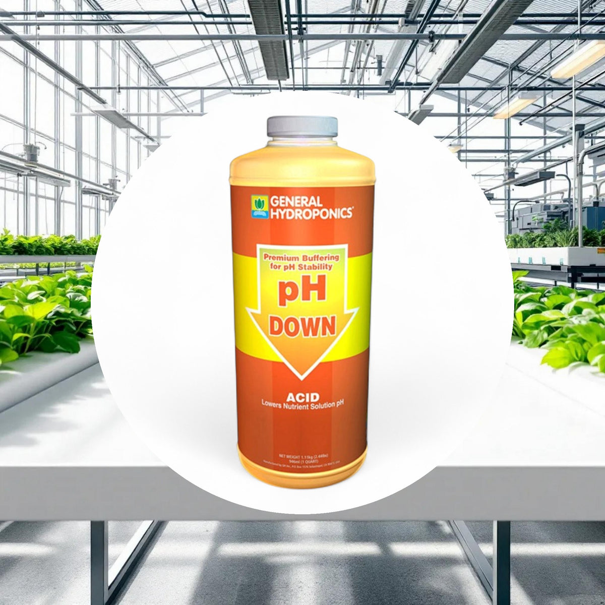 General Hydroponics pH Down 1 Quart - Image 2