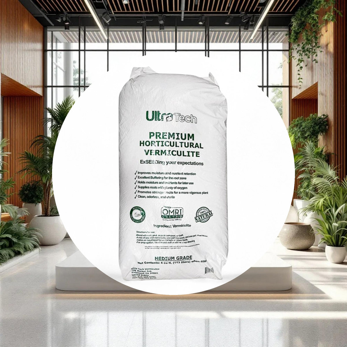 Vermiculite Medium Grade Bag 4 Cubic Feet - Image 4