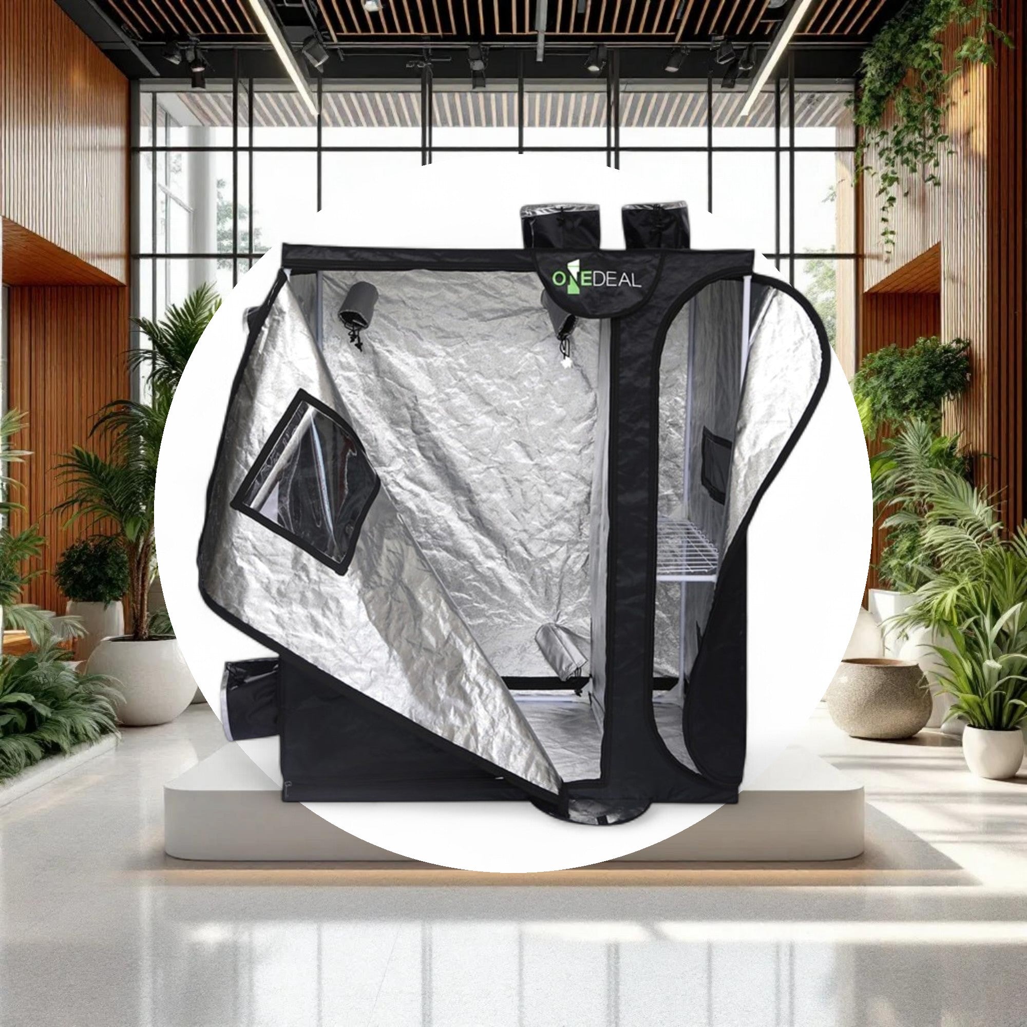 OneDeal VegFlower Grow Tent 4ft x 3ft x 4ft 9in - Image 4