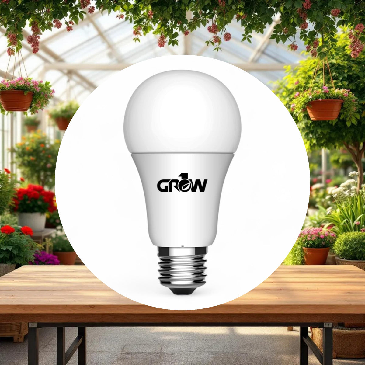 Green LED Light Bulb 9W - Image 4