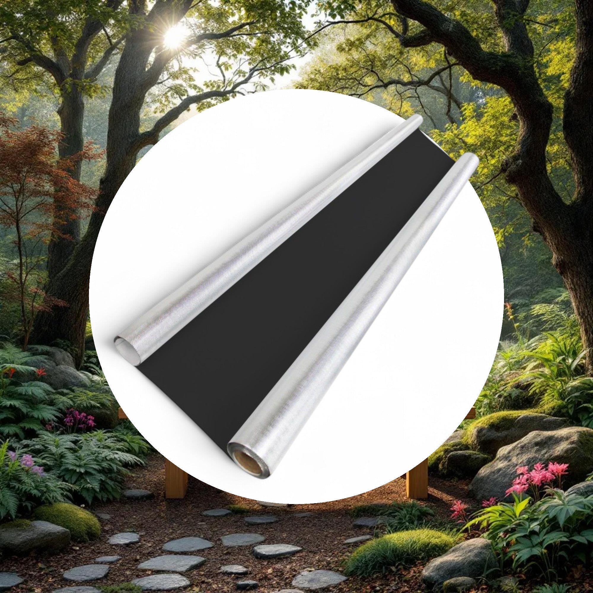Diamond Foil on Black 110 Micron 4ft x 50ft - Image 5