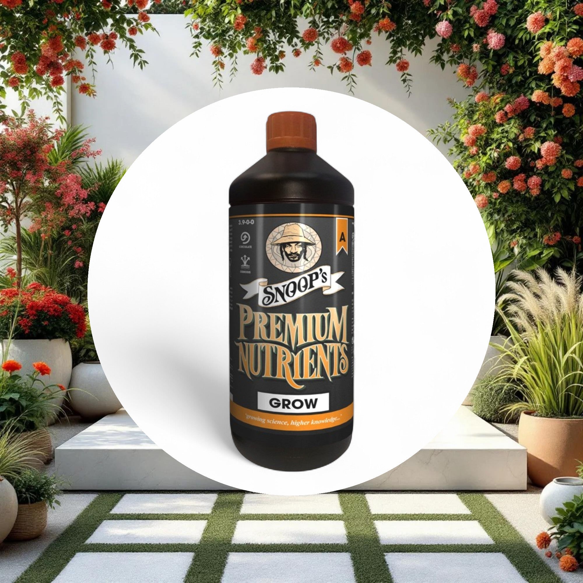 Snoop's Premium Nutrients Grow A Circulating 20ltr 3.9-0-0 (Hydro Recirculating) - Image 2