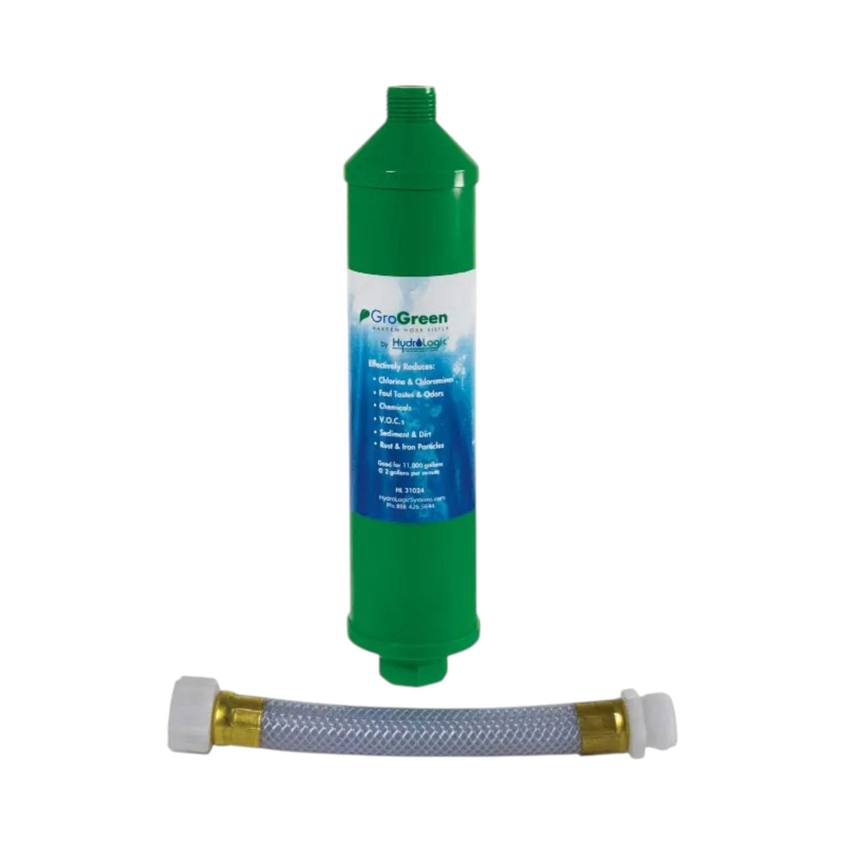 HydroLogic GroGreen Garden Hose Filter 11,000 Gallon Capacity (2GPM)