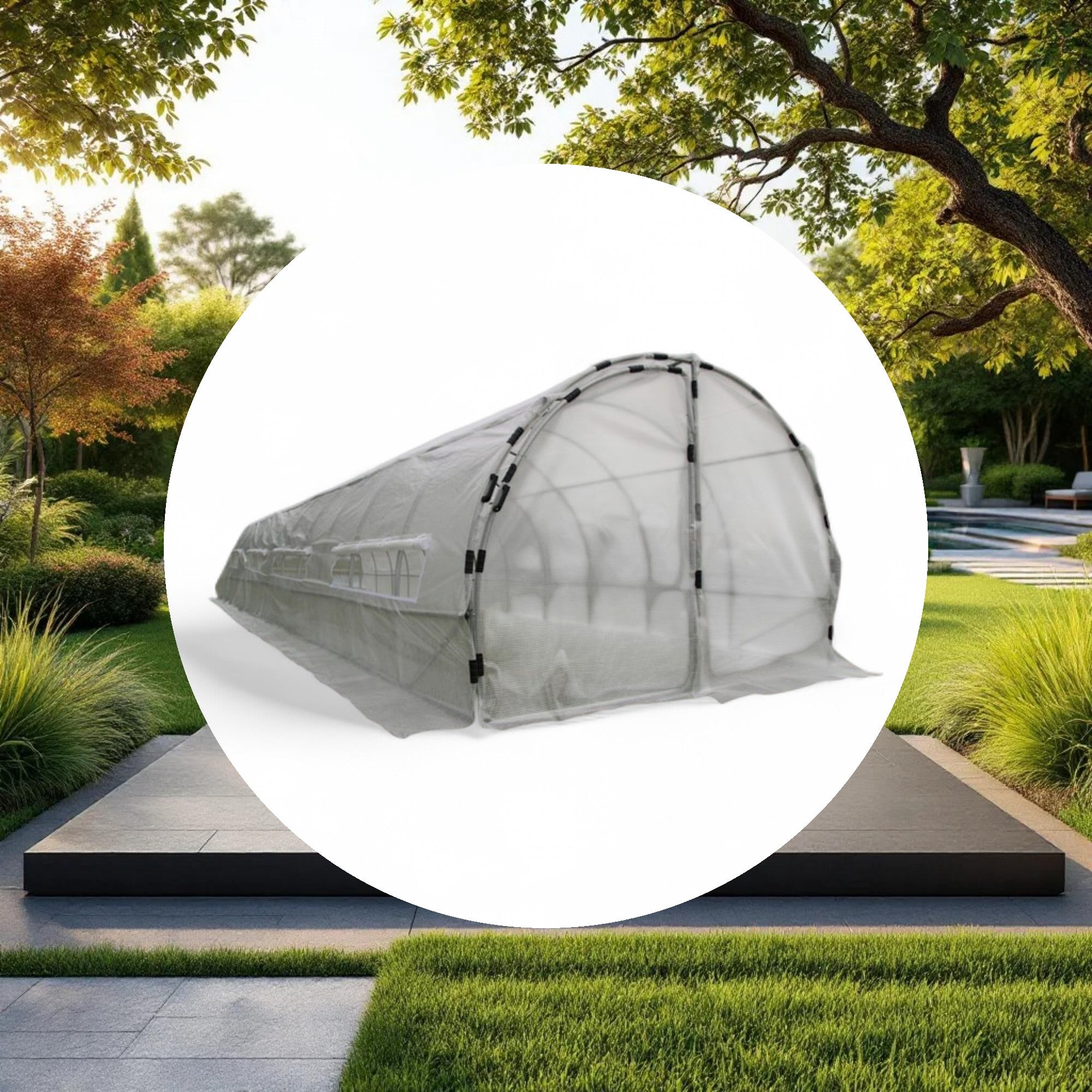 GROW1 Hoop House Replacement Cover (40ft x 10ft x 6.5ft) - Image 4