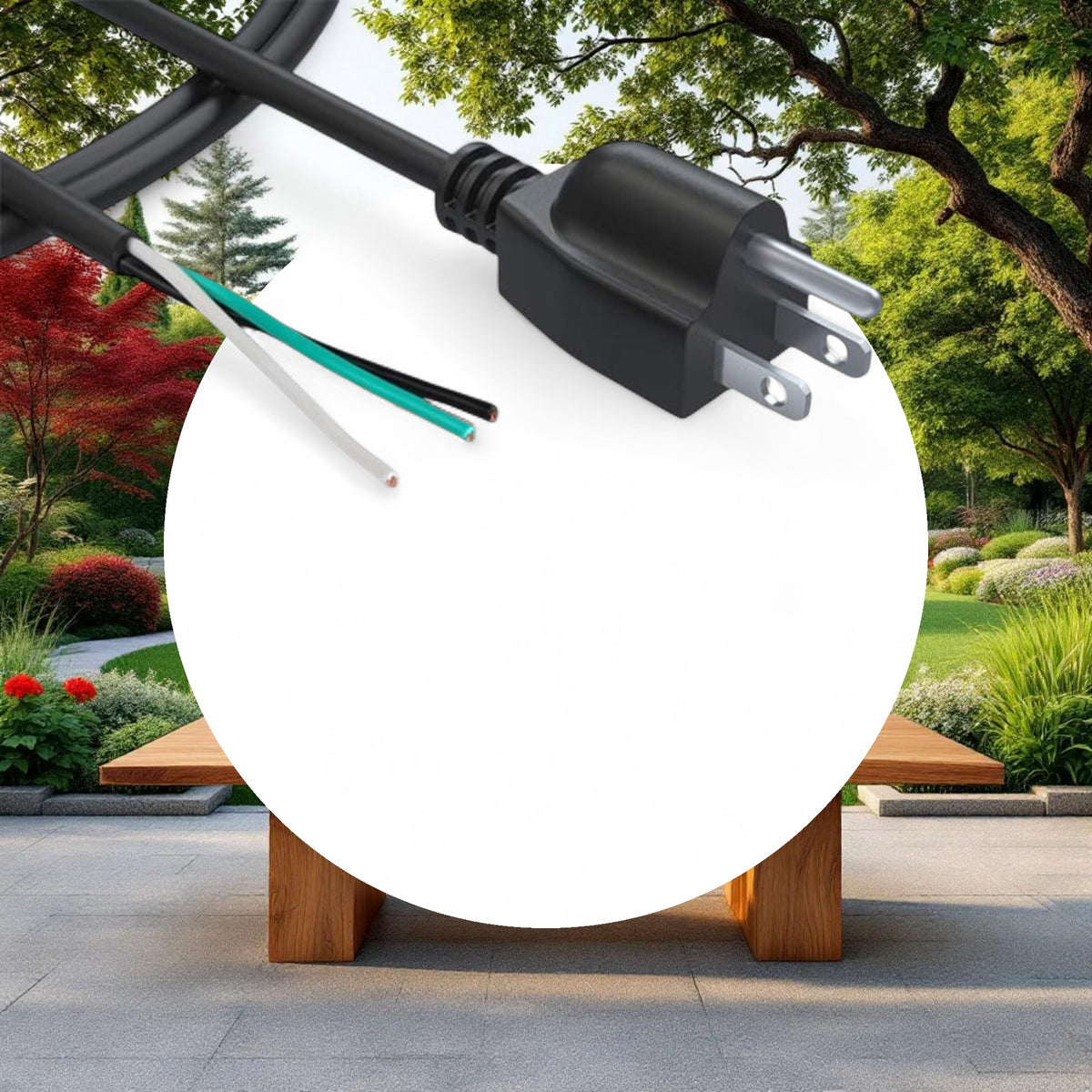 8' Grow1 DIY 16 Gauge 120V Electric Cord - Image 4