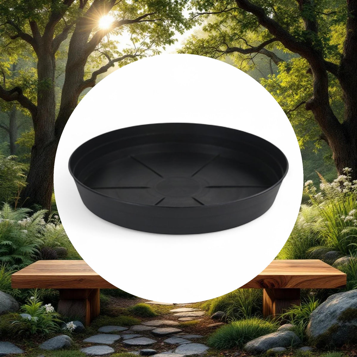 Grow1 14" Premium Black Injection Pot Saucers - Image 5