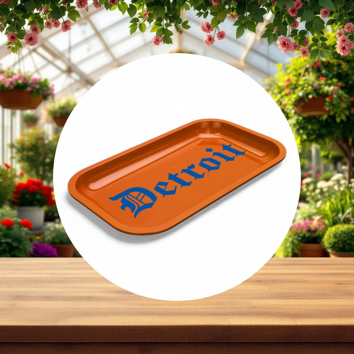 Med Dope Trays x Detroit Orange - background Blue logo - Image 3