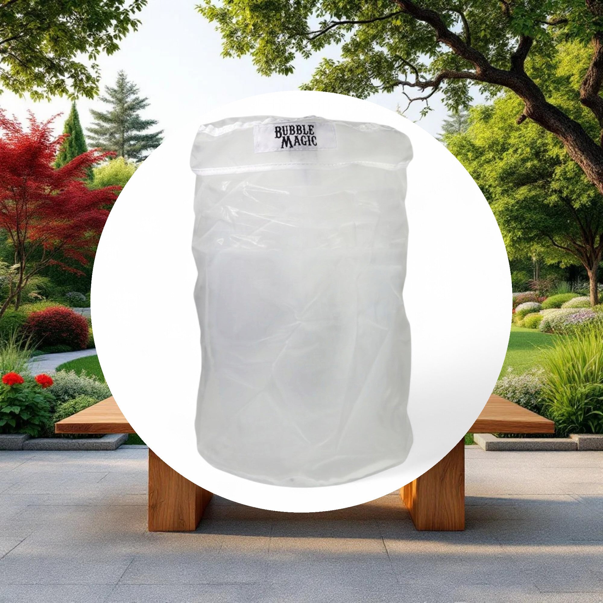 Bubble Magic 20 Gallon 220 Micron Washing Bag w/ Zipper - Image 4