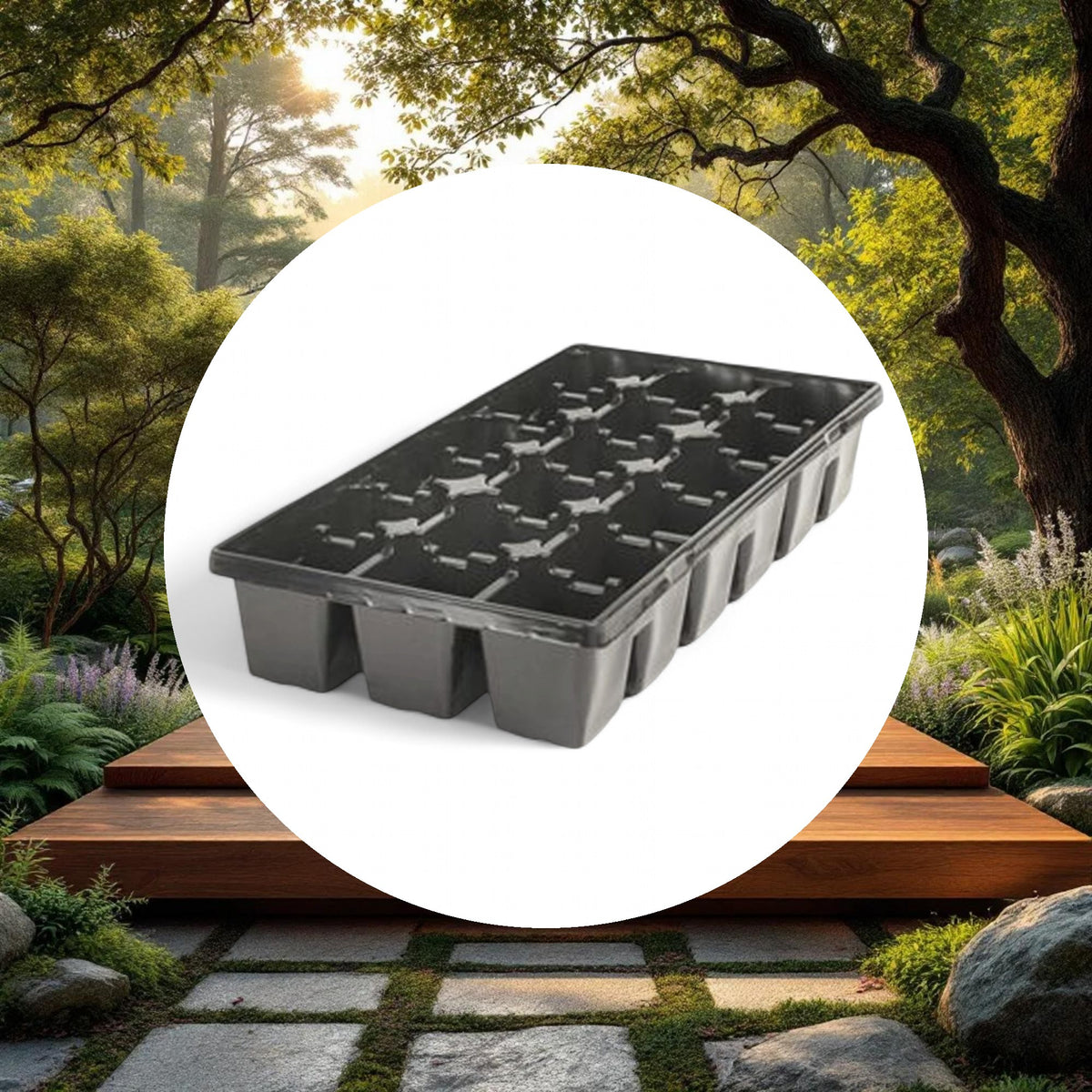 10" x 20" 18 Site Tray for 3.25" & 3.5" Square Pots - Image 5