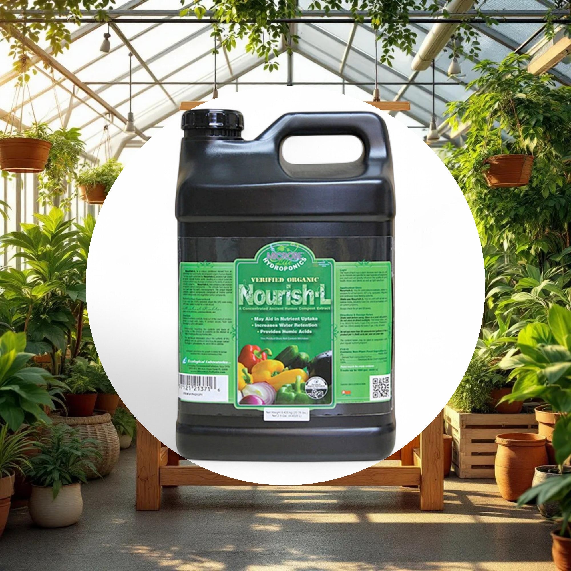 Microbe Life Hydroponics Nourish-L 2.5 Gallon - Image 2
