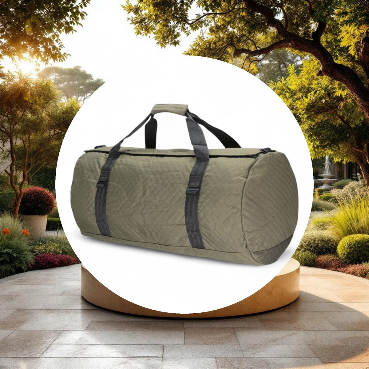 AWOL (XXL) DAILY Quilted Duffle Bag (Green) - Image 2