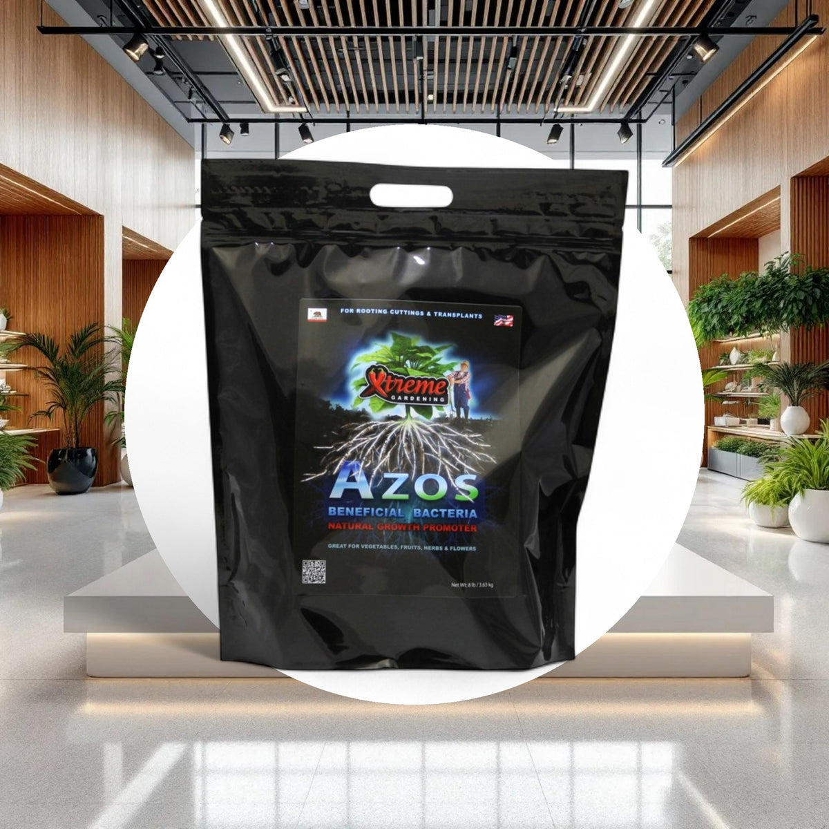 Xtreme Gardening AZOS Beneficial Bacteria Natural Growth Promoter 8lbs - Image 4