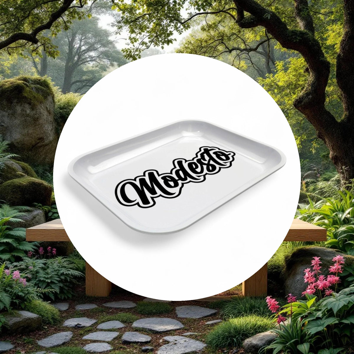 Large Dope Trays x Modesto – White background black logo - Image 5