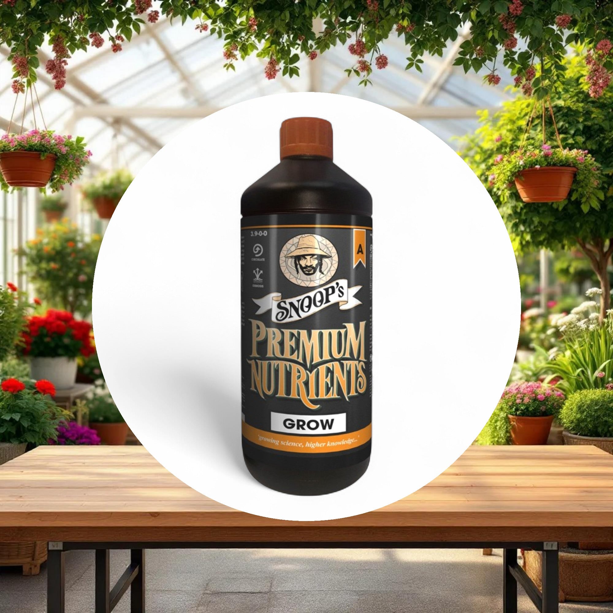 Snoop's Premium Nutrients Grow A Non-Circulating 5ltr 3.6-0-0 (Soil, Hydro Run To Waste) - Image 3