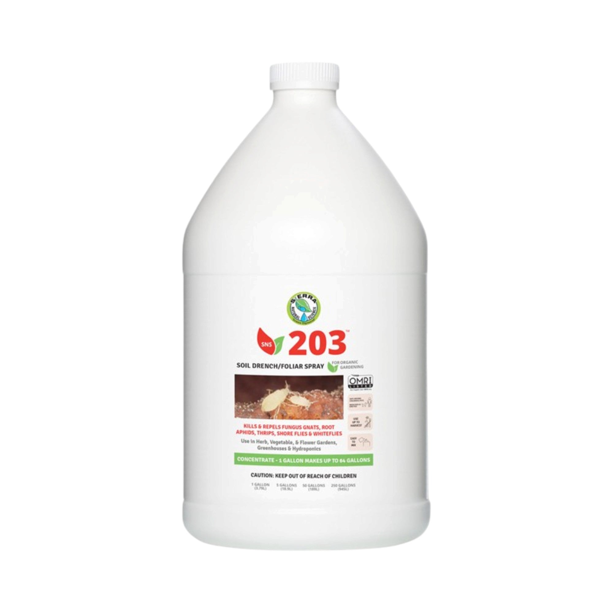 SNS 203 Soil Drench & Foliar Spray 1 Gallon