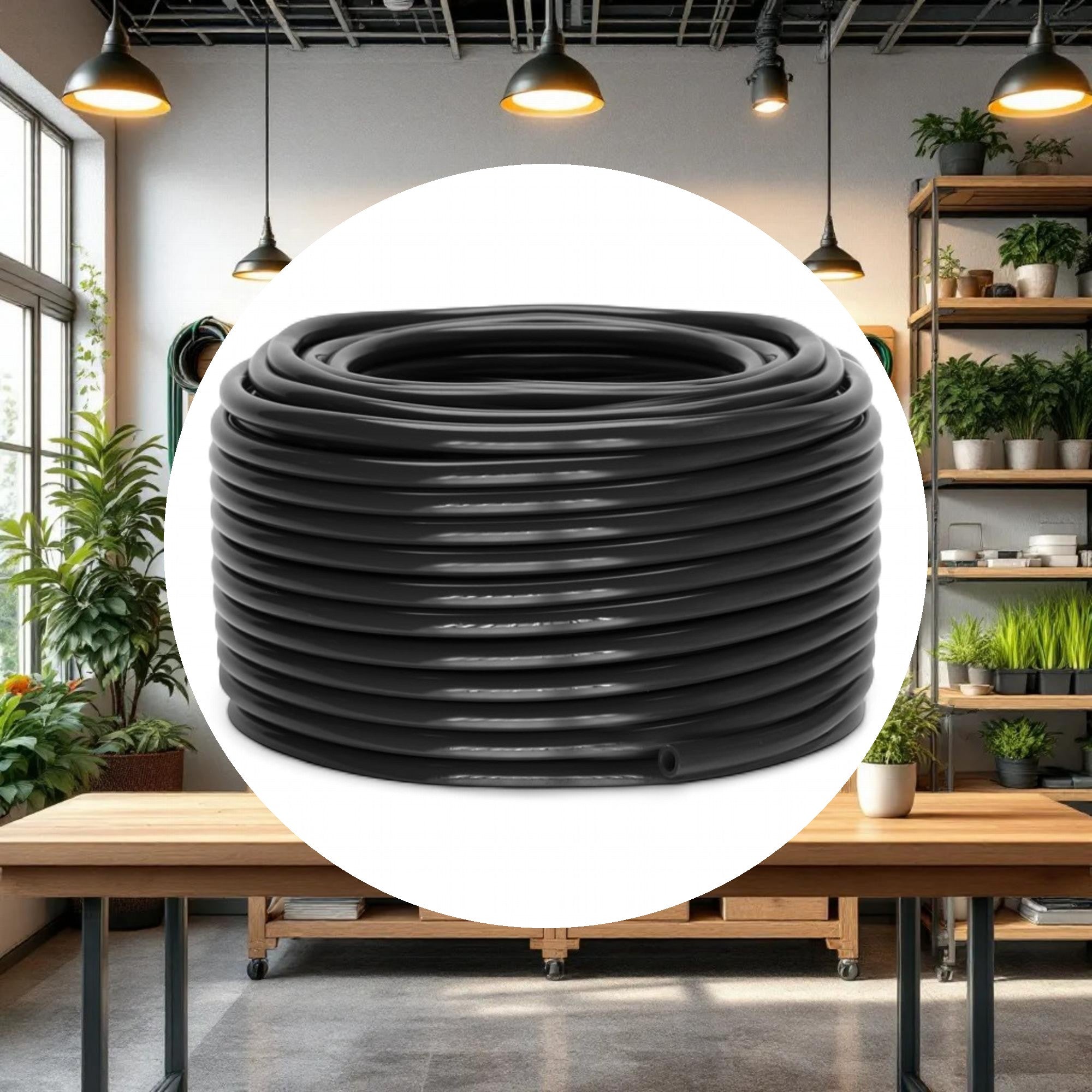 GROW1 Black Vinyl Tubing I.D. 3/16in x 100ft - Image 2