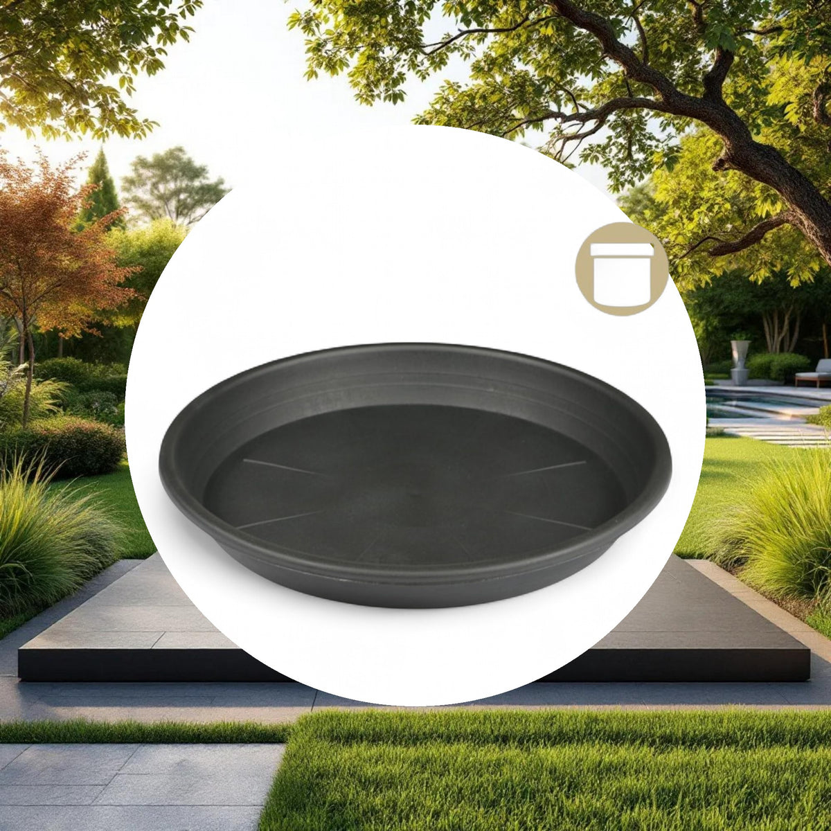 20.5'' Heavy Duty Pot Saucer - Image 4