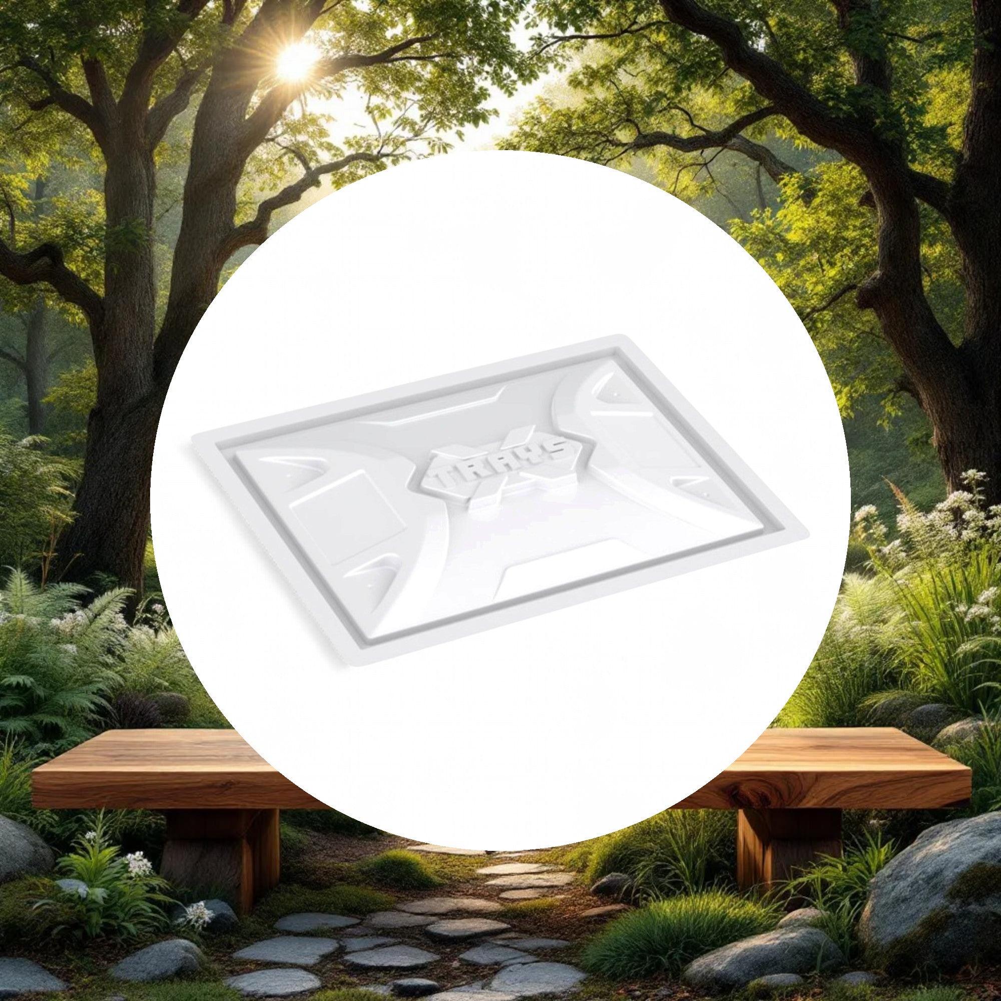 X-Trays Res. Lid 50 Gallon White - Image 5