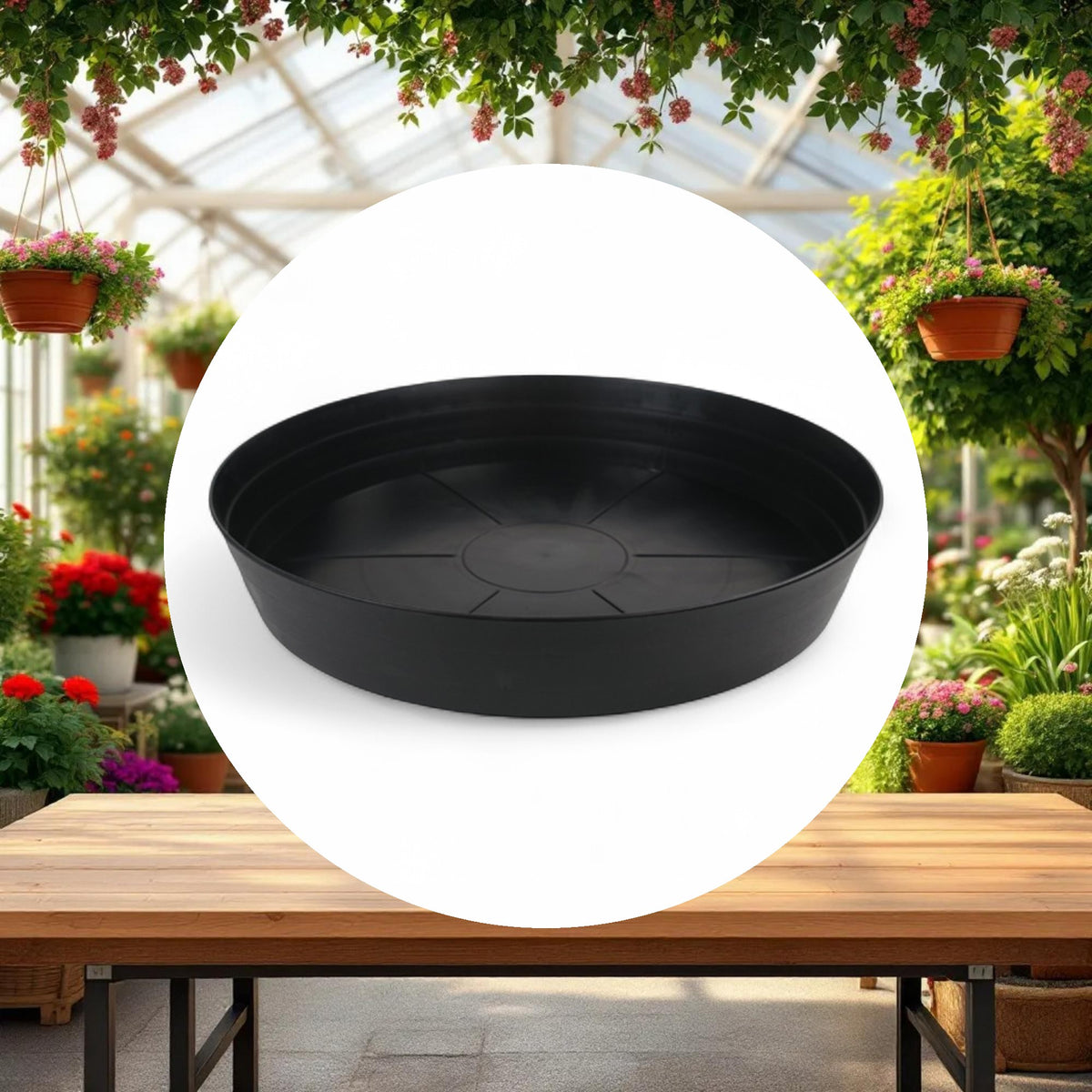 Grow1 25" Premium Black Injection Pot Saucers - Image 3