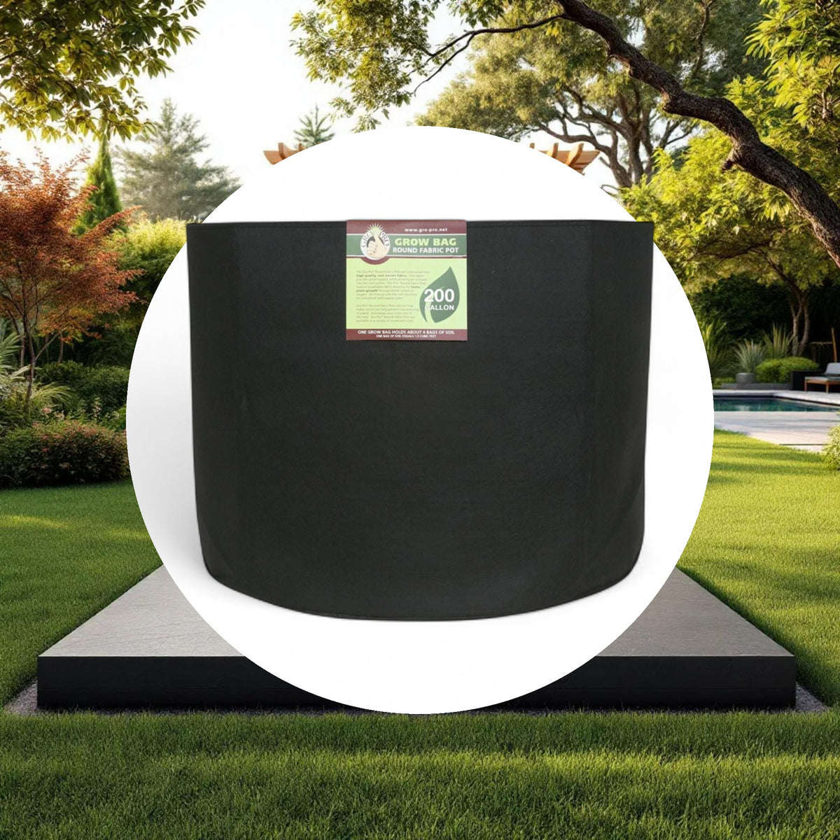 Gro Pro Premium Round Fabric pot 200 gallon - Image 4
