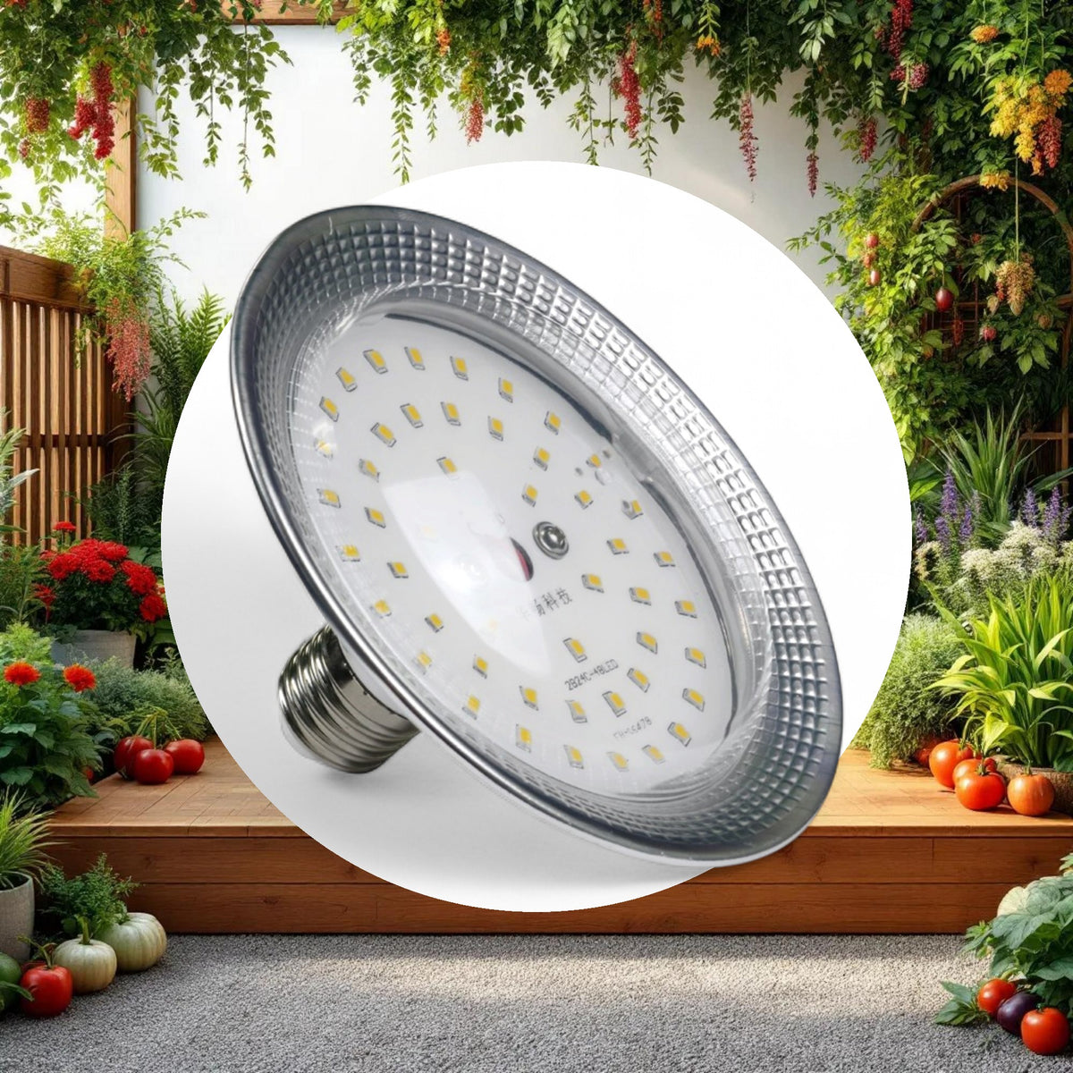 12W LED 6500k Grow LED Bulb e26 Socket - Image 5