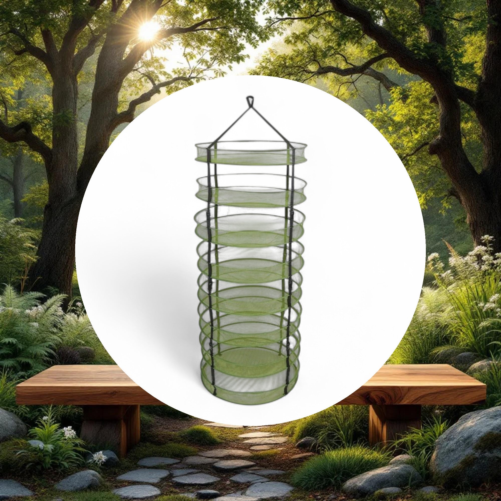 GROW1 2ft Drying Rack w/ Clip-On Levels - Image 5